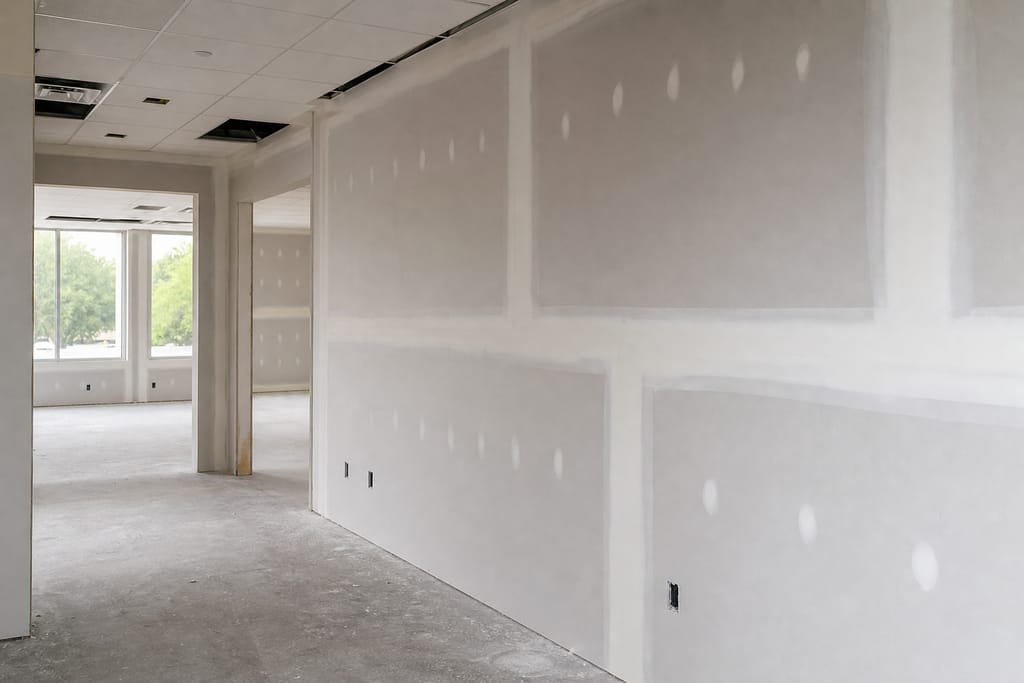 Tape and finish photo