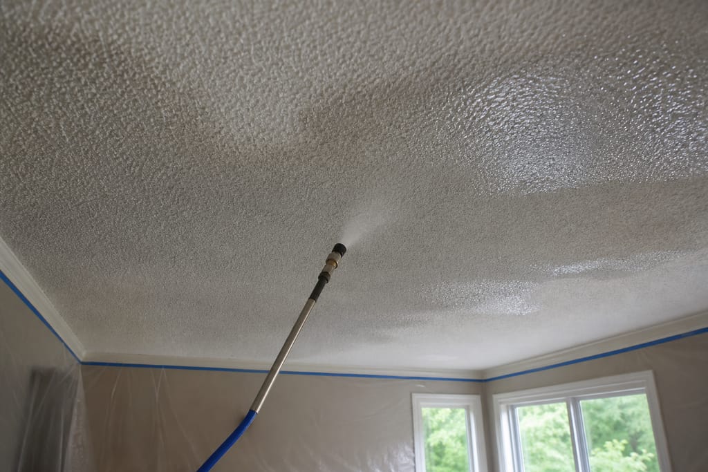 Wet down the ceiling photo